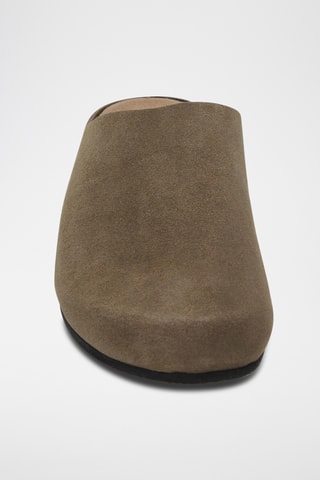Nubuck Clogs - Kaki