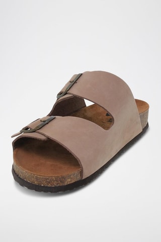 Leren Muiltjes Blusandal - 