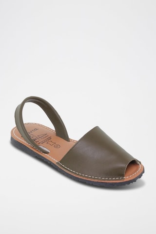 Leren Avarca Sandalen Blusandal - 