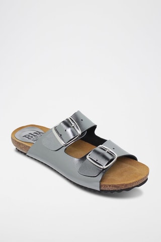 Leren Muiltjes Blusandal - 