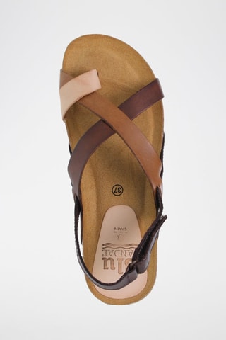 Leren Sandalen Blusandal - Bruin