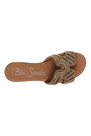 Muiltjes Blusandal - Goudkleurig