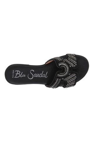 Muiltjes Blusandal - Zwart