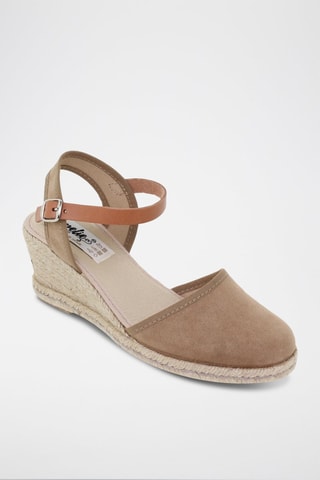 Espadrilles met Sleehak Blusandal - 