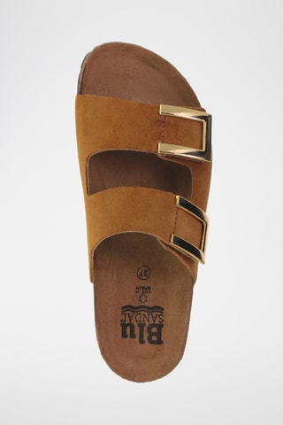 Nubuck Muiltjes - Bruin