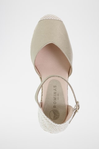 Espadrilles met Sleehak - Zilverkleurig