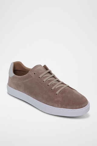 Nubuck Sneakers - Taupe