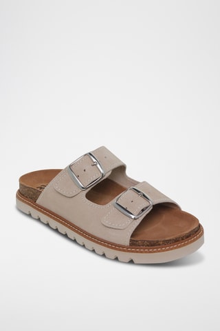 Nubuck Muiltjes - Beige