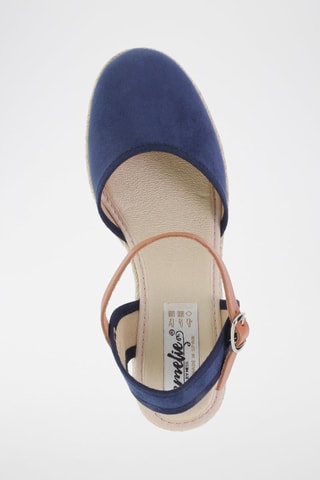 Espadrilles met Sleehak Blusandal - Blauw