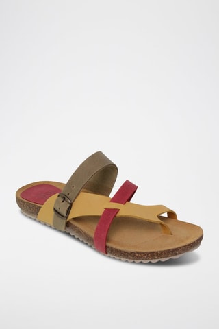 Leren Sandalen Blusandal - Multicolor