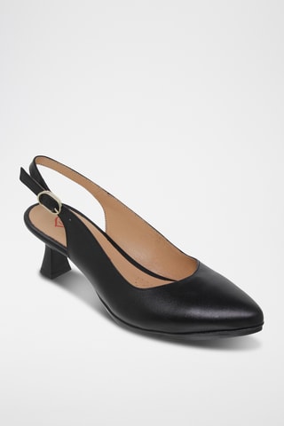 Escarpins en cuir - Noir