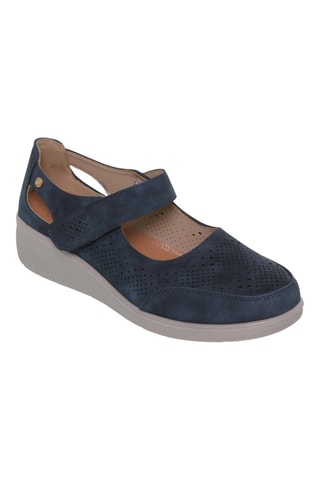 Ballerines compensées Blusandal - Bleu