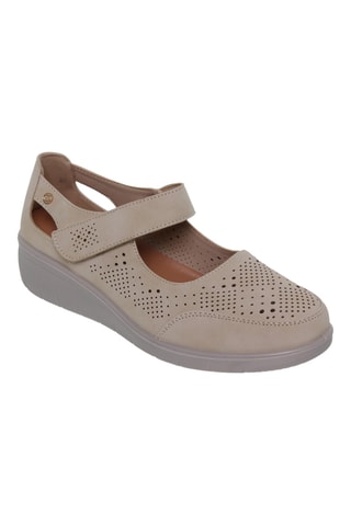 Ballerines compensées Blusandal - Beige