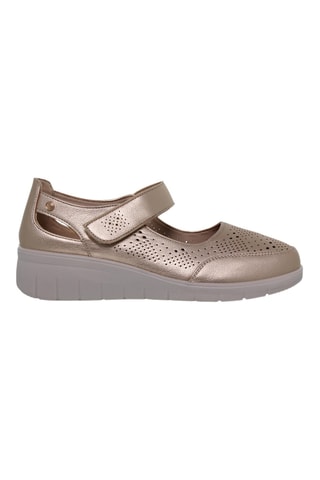 Ballerines compensées Blusandal - Doré