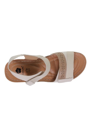 Sandales compensées Blusandal - Beige