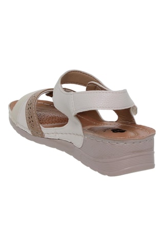 Sandales compensées Blusandal - Beige