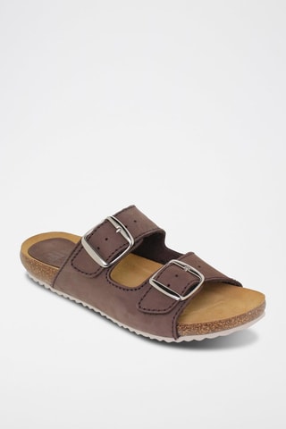 Leren Muiltjes Blusandal - 
