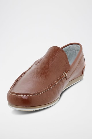 Leren Mocassins Blusandal - 