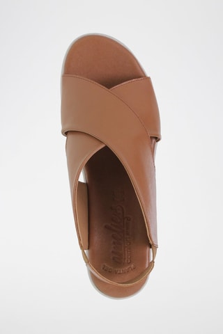 Sandales en cuir  Blusandal - Marron
