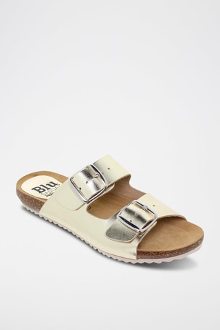 Leren Muiltjes Blusandal - 