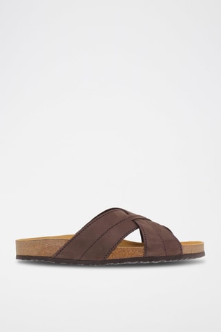 Leren Muiltjes Blusandal - 