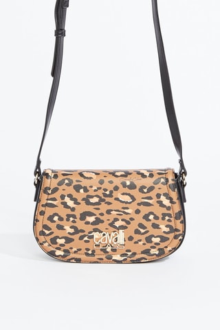 Sac bandoulière Vanessa - Noir et marron clair