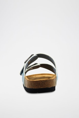 Mules en jean Meeks JR N - Ciel