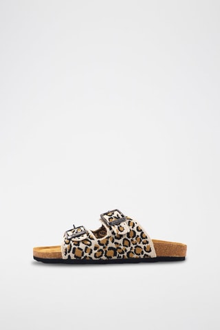 Mules Meeks JR N - Beige et noir