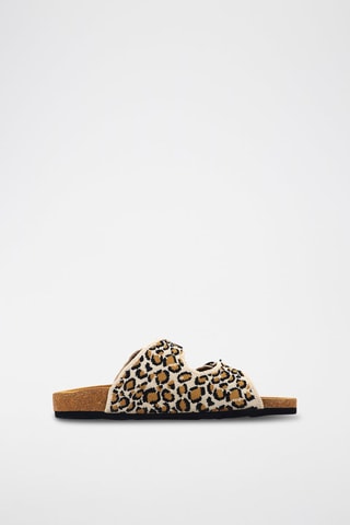 Mules Meeks JR N - Beige et noir