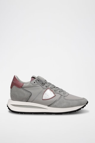 Baskets en cuir - Gris