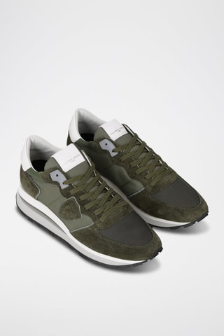 Baskets en cuir - Vert
