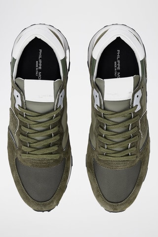 Baskets en cuir - Vert