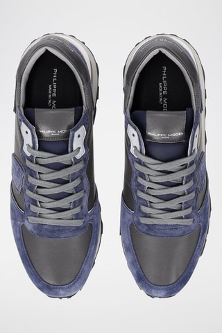 Baskets en cuir - Gris