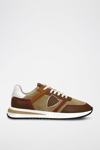 Baskets en cuir - Marron