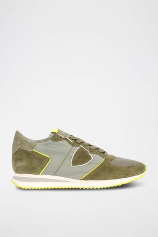 Baskets en cuir - Vert