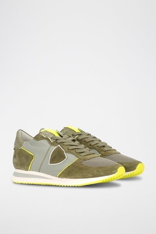 Baskets en cuir - Vert