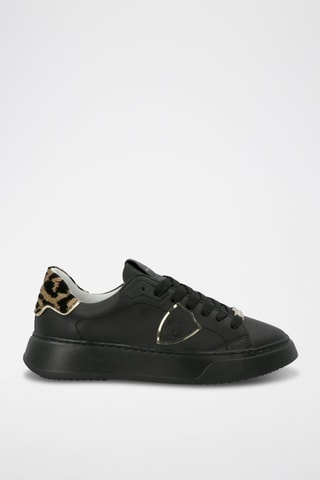 Baskets en cuir - Noir