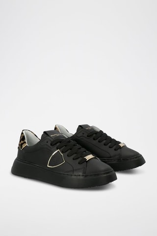 Baskets en cuir - Noir