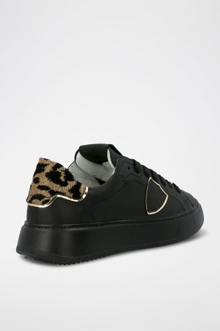 Baskets en cuir - Noir