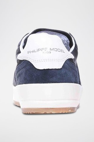 Baskets en cuir - Bleu marine