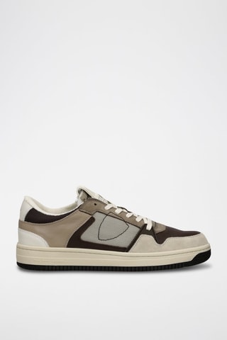 Baskets en cuir - Marron