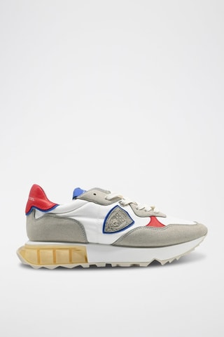 Baskets plateformes en cuir - Blanc