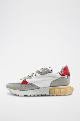 Baskets plateformes en cuir - Blanc