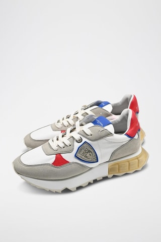 Baskets plateformes en cuir - Blanc