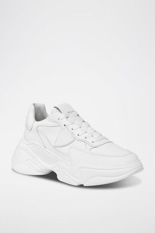 Baskets en cuir - Blanc