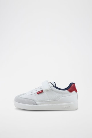 Baskets Jackson SR - Ecru et rouge