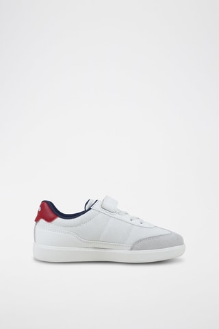 Baskets Jackson SR - Ecru et rouge
