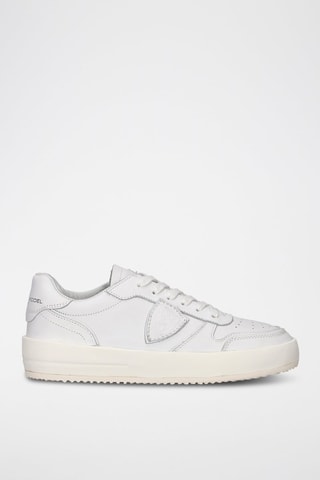 Baskets en cuir de veau Nice - Blanc