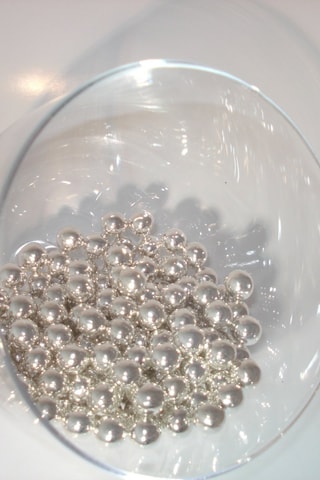 Perles chocolat - Argent - 150 g