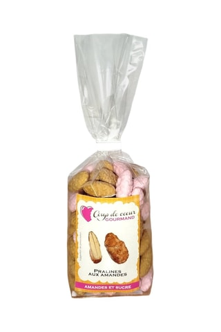 Pralines aux amandes - Rose et marron - 220 g